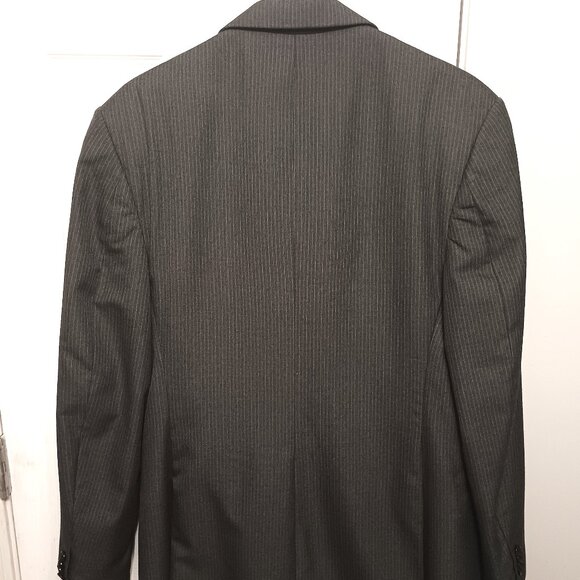 Michael Kors Men 2 Piece Gray Pinstripe Suit - Picture 6 of 16